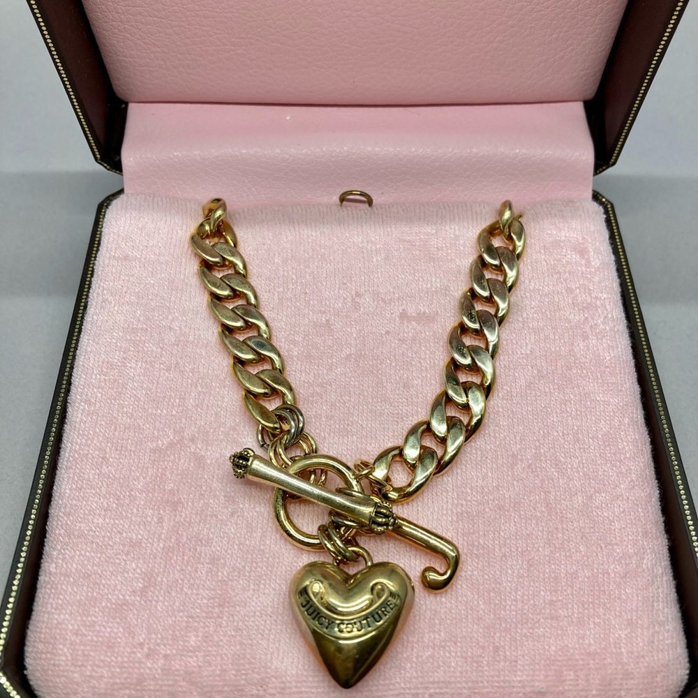 Juicy Couture Gold-plated Charm Starter Necklace